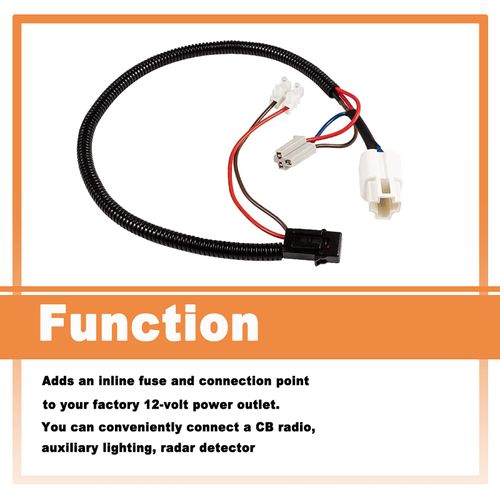 YMT 12 Volt Power Adapter Suitable for 2018-2020 2021 2022 Jeep Wrangler JL JLU Unlimited & Gladiator JT & for 1999-2018 Jeep Wrangler JK JKU TJ Unlimited
