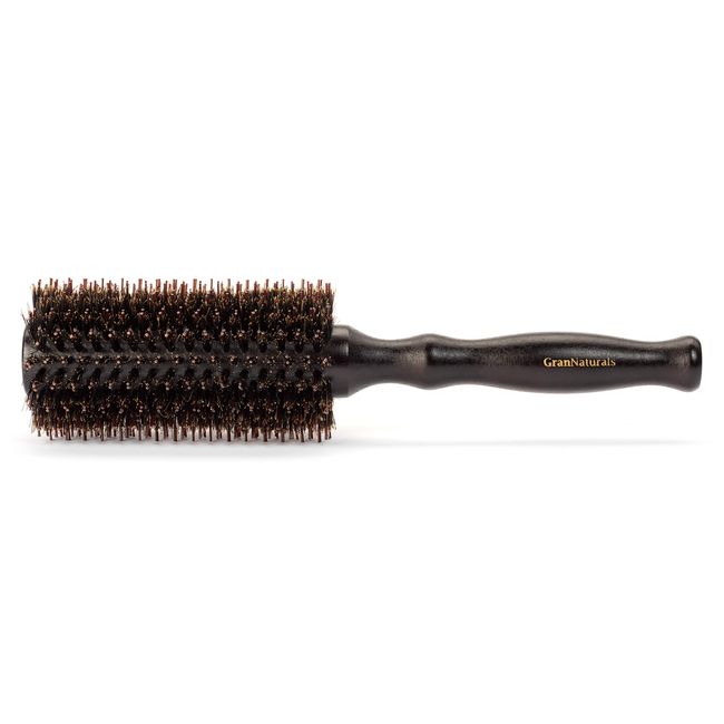 GranNaturals Boar Bristle Paddle Hair Brush for Women and Men - Natura