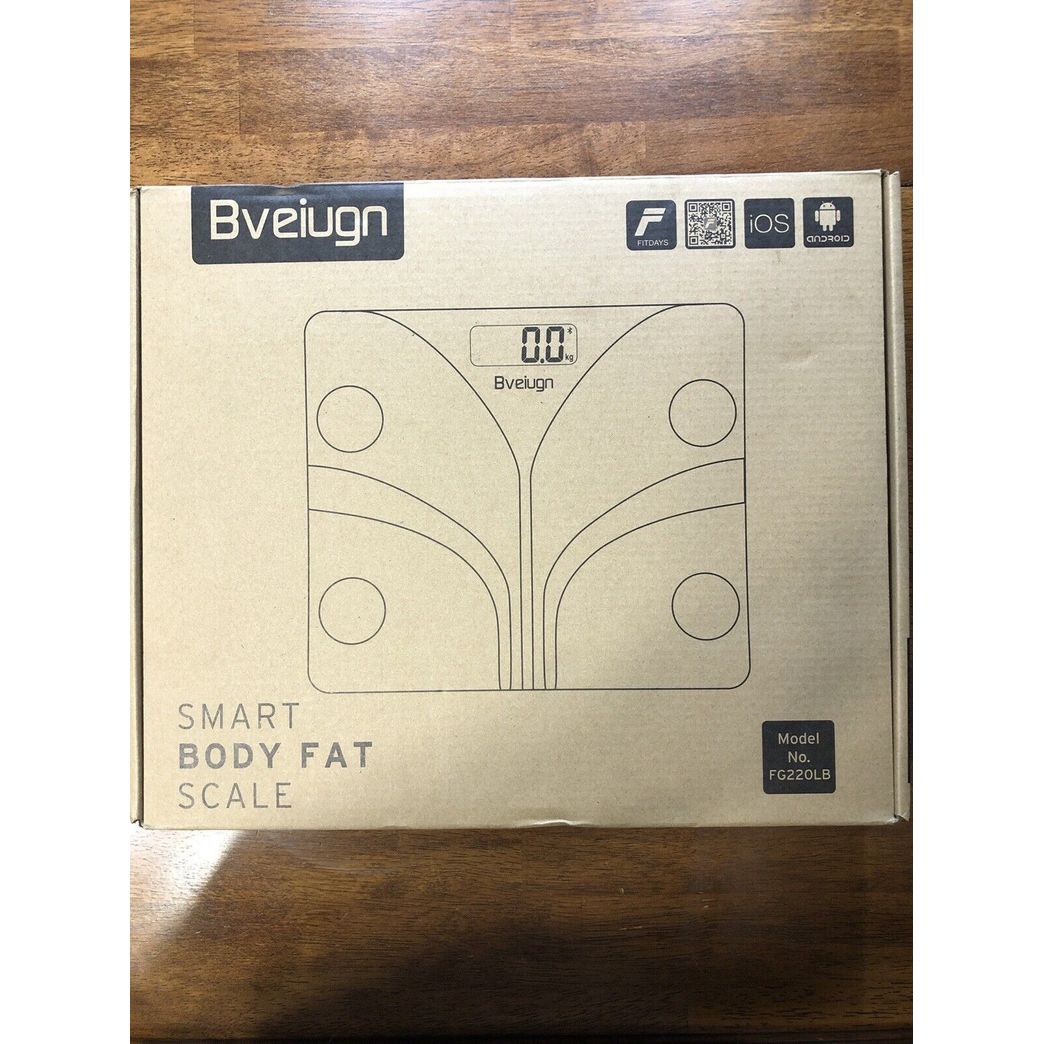 Bveiugn Smart Body Fat Scale Model FG220LB