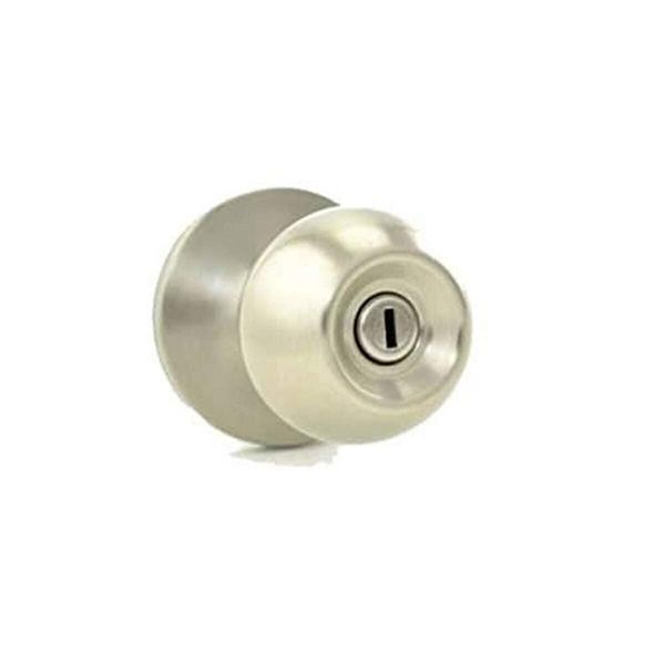 Safe Lock by Kwikset Regina Knob Privacy Lock Satin Nickel