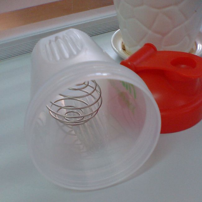 Shake Whisk Protein Wire Mixing Mixer Ball For Shaker Drink Bottle Cup  Blend.