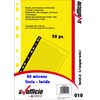 Alevar 2952/WH60LIS50 Transparent Punched Pockets