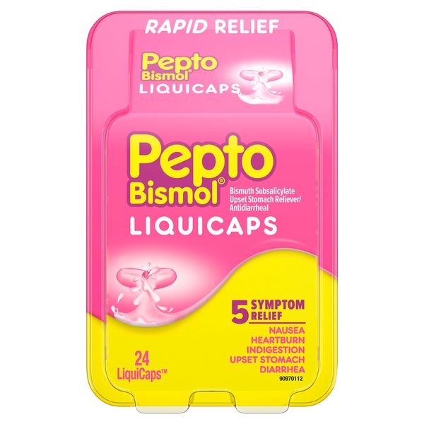Pepto Diarrhea Antidiarrheal Liquicaps - 24 ct