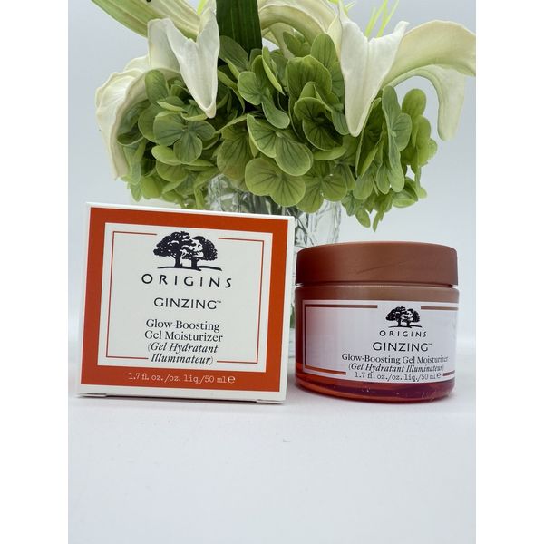 Origins Ginzing Glow-Boosting Gel Moisturizer 1.7 Oz 50mL Full Size