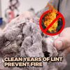 2-Pack Dryer Vent Cleaner Kit - Flexible Lint Brush & Vacuum Tool