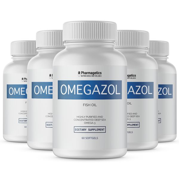 Omegazol Fish Oil 5 Bottles 300 Softgels