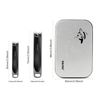 BEZOX Sturdy Comfortable Nail Clipper Set – Stainless Steel Ergonomic Ultra Sharp Nail File Cutter Fit for Seniors, Adult, and Kids, Fingernail and Toenail