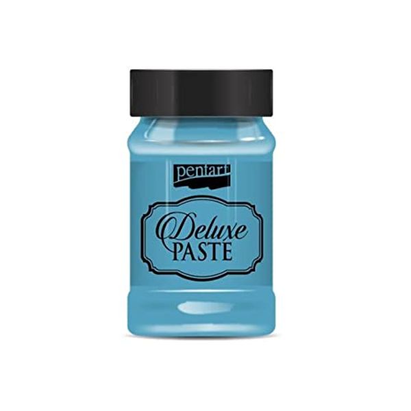 Pentart Deluxe Paste 100 ml Lagoon Blue, ONE