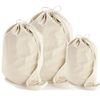 Cotton Canvas Laundry Bags (Single) (Small Canvas)