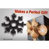 18-In-1 Stainless Steel Multi-tool Snowflake EDC Wrench Screw & Hex Driver