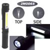 COB LED Work Flashlight with Magnetic Base and Clip Multi-Function Pocket Pen Light Inspection Work Light, 8 Pack