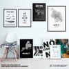 JUNIWORDS Mainz Black City Poster, black