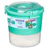 Sistema 965ml Lunch Stack to Go, Polypropylene, Assorted Colours , 965 ml