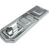 ABUS Diskus® Hinged hasp and staple 140/190 - Device for Padlocks - Double Joint For Hinged Doors and Corner Solutions - Security Level 8 - Silver