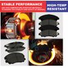 Front Brake Pad Kit for 2010-2012 Lexus HS250h , Ceramic Material