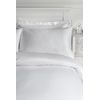 Catherine Lansfield Satin Stripe 300 Thread Count Standard Pillowcase Pair White