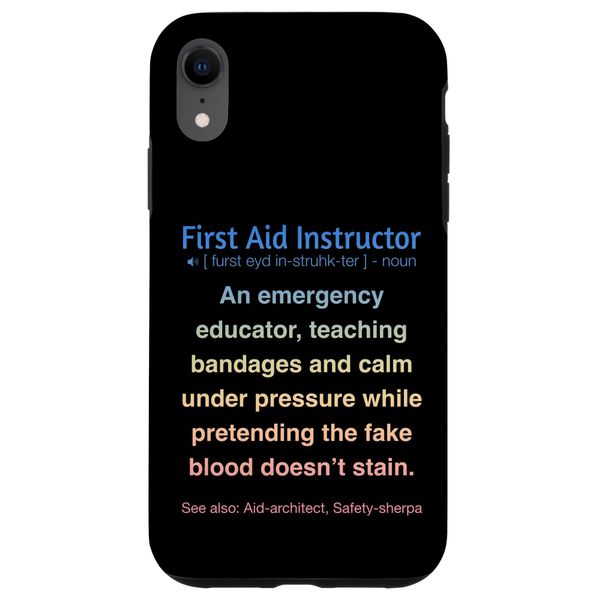 First Aid Instructor Case for iPhone XR