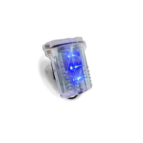 Koehler Bright Star Freakin’ Beacon Personal Safety Light | Visible from 1000+ Feet | IP67 Water-Resistant and Intrinsically Safe Design for Work, Industrial Use, Running, Biking, More, Blue (71030B)