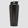 My Protein Golden Metal Shaker Black