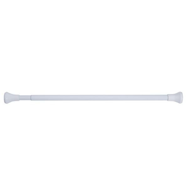 Tension Rod, Shower Curtain Rod, Strong Telescopic Rod, White, 16.5 - 23.6 inches (42 - 60 cm)