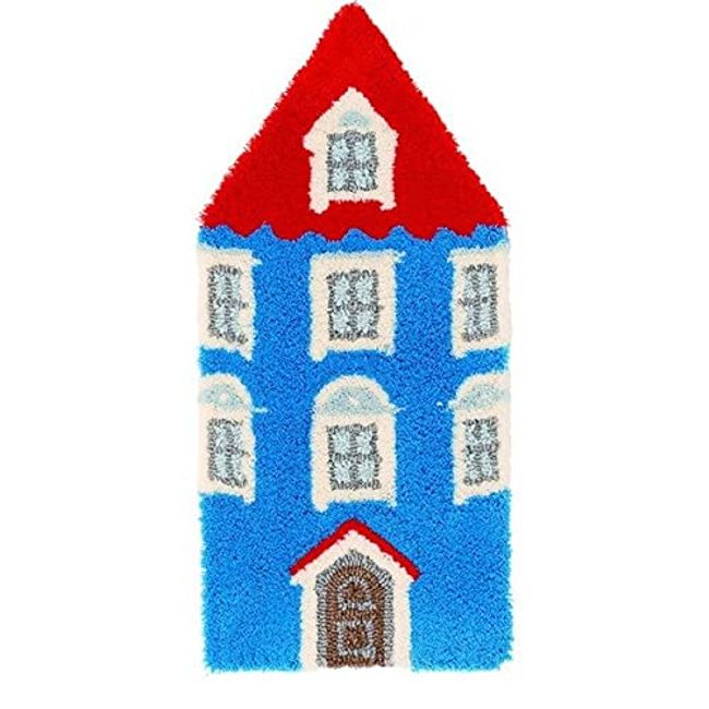 Suminoe 14300575 Matte Blue Moomin House Mat 15.7 x 33.5 inches (40 x 85 cm)