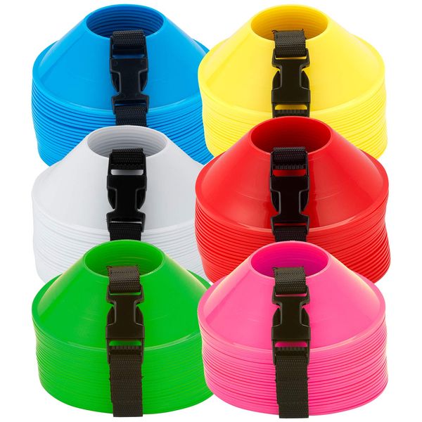 American Challenge Soccer Mini Disc Cones (Neon Green (25 Mini Cones), Mini Cones)