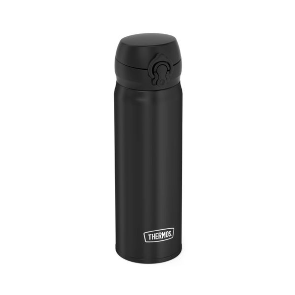 THERMOS 4035.232.075 Ultralight Thermos Flask, Black, 750 ml, Extremely Lightweight, 275 g, Drinking Bottle, Dishwasher Safe, Thermos Flask Keeps Hot for 10 Hours, Cold for 20 Hours, BPA-Free