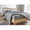 Olivia Rocco Teddy Fleece Extra Deep Fitted Sheet Cosy Warm Fluffy Fitted Bed Sheets, Double Grey