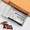 Generic 5 Pcs Rectangle Cookie Cutter Set, Stainless Steel, Rectangle & Square Cookie Molds, 1 Inch Depth