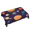 Walmsco Tablecloth Cartoon Solar System Planets Decor For Dining Room Kitchen Rectangular Table Cover 132 * 178cm