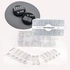 Aquarium Nail Long Square Press On Nails and Syringe