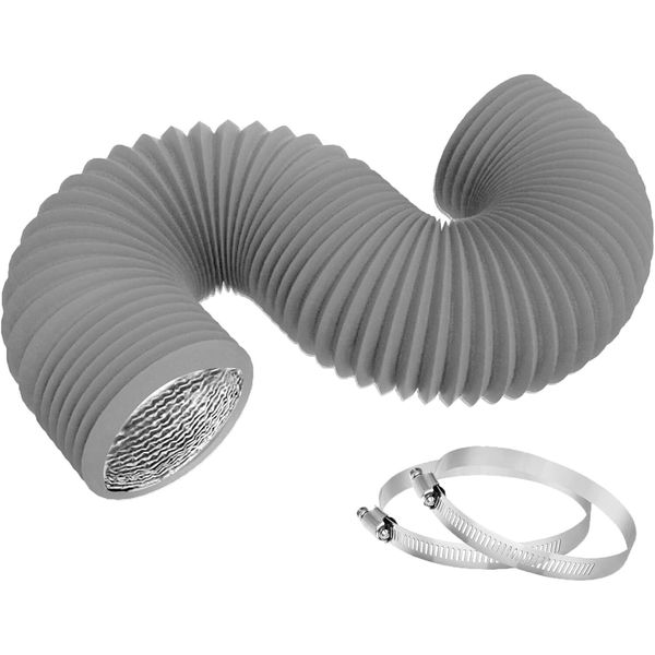 4 Inch 16FT Dryer Vent Hose,Flexible Insulated Air Ducting,Vent Hose PVC