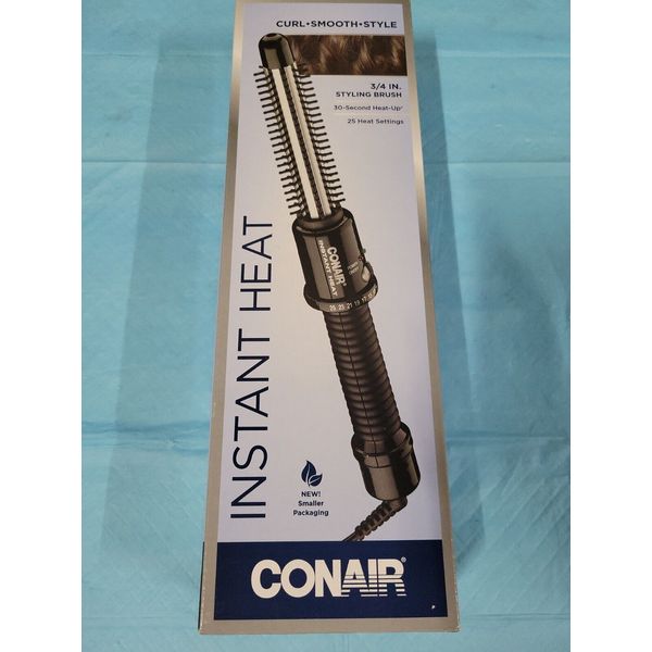 New Conair Instant Heat Styling Brush, 3/4-Inch