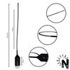UK Numbered Pull Seal, Anti Tamper Security Zip Ties, Tags - Black, 100