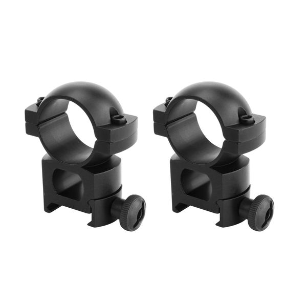 Monstrum Tactical Scope Ring Set for Picatinny/Weaver Rails | 1 inch Diameter | High Profile