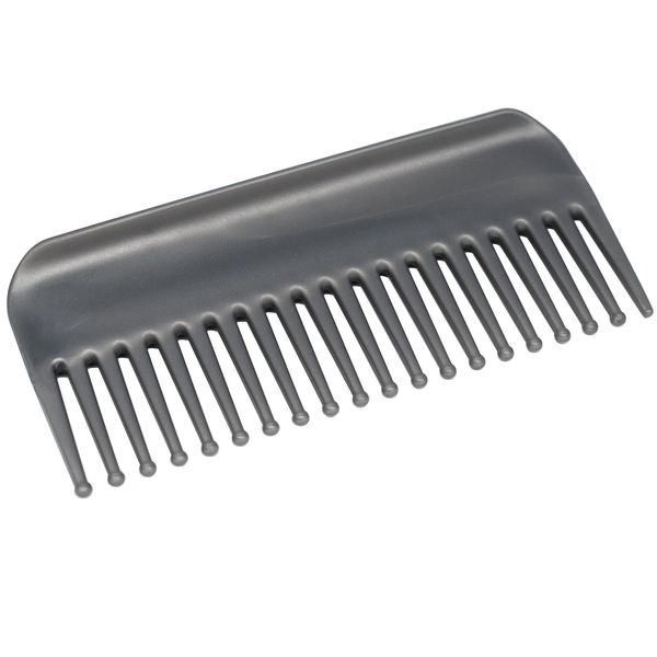 Professional Detangling Wet Comb, Standable Wide Tooth Hair Styling Comb for Men Women Pompadour Long Straight Curly Wavy No Handle Shampoo Comb for Travel, Gymbag, Purse, Home, Office (Gray)