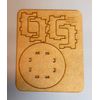 GameCraft Miniatures Anti-Spill Bottle Holder - Tamiya Square