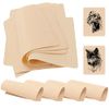 Tattoo Practice Skins, SEKULOR 10pcs 13.5x18.5cm Double Sided Tattoo Practice Skins Silicone Pads Fake Skin Microblade Practice Skin Tattoo Supplies for Beginners and Experienced Artists