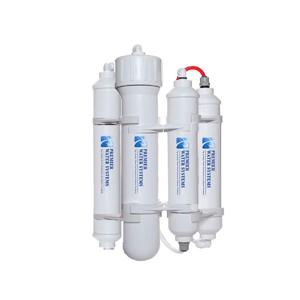 Portable Aquarium Mini Reverse Osmosis DI/RO Water System 4 Stage 50 GPD 