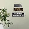 Standard Caution Water Gets Very Hot Sign (Red) - Large 1 Pack