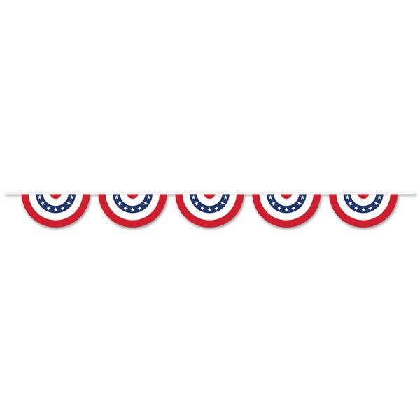 Beistle Patriotic Bunting Banner