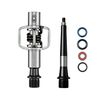 Crankbrothers Eggbeater-1 Pedals, Silver with Black Spring