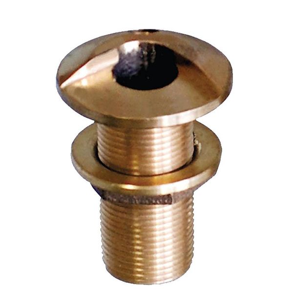 Groco Bronze High Speed Thru-Hull Fitting w/Nut (Size: 1")