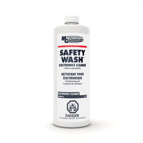 MG Chemicals 4050-1L Safety Wash Electronics Liquid Cleaner, 1 Liter Bottle