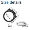 INCREWAY Elevator Power Button Cover, 2PCS Button Switch Cover Dustproof Safety Push Button Cap Cover Plastic Protector Child Proof for Washing Machine Elevator Button