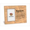 Research Definition Picture Frame - Personalization Available - 8x10 Frame - 4x6 Picture - Maple Finish