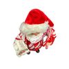 Kitchen Santa Peppermint Candy, Gingerbread House 10" Christmas Table Decor New