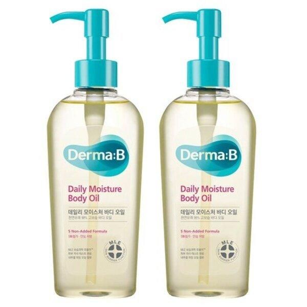 [Shinsegae Mall] Dermabee Daily Moisture Body Oil Fresh Peach Scent 200ml 2pcs