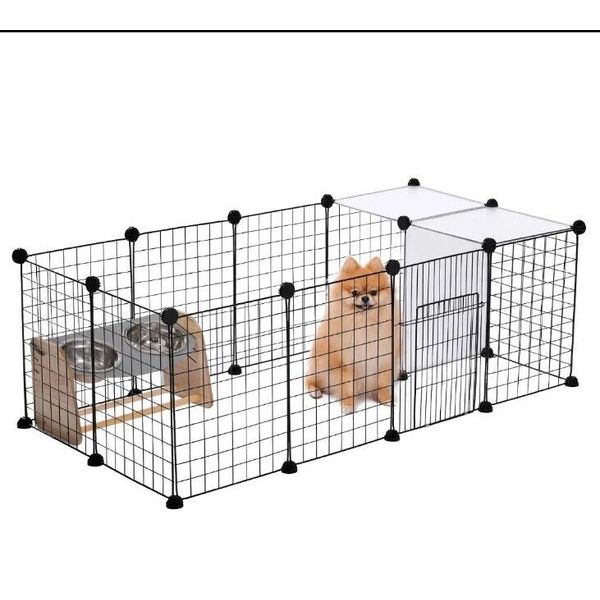 PAWZ Road Pet Playpen Panel Cat Dog Wire DIY Cage Exercise Play Yard Fence Cage