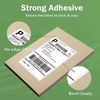 220 Shipping Labels Half Sheet 8.5 x 5.5 Blank Self Adhesive 2 Labels Per Sheet